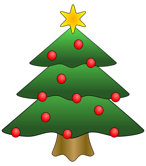 Clipart - Christmas tree