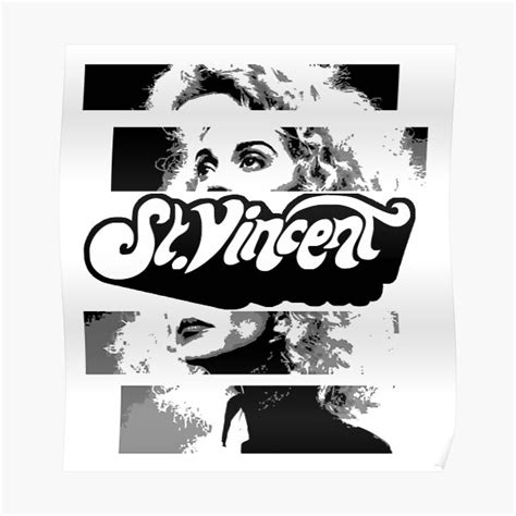 "St.Vincent" Poster for Sale by allonsyx | Redbubble