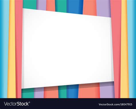 Border template with rainbow background Royalty Free Vector