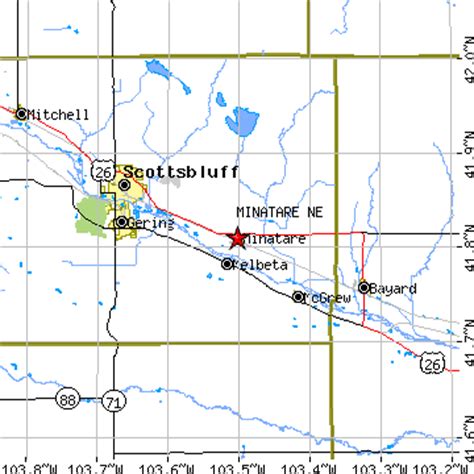 Minatare, Nebraska (NE) ~ population data, races, housing & economy