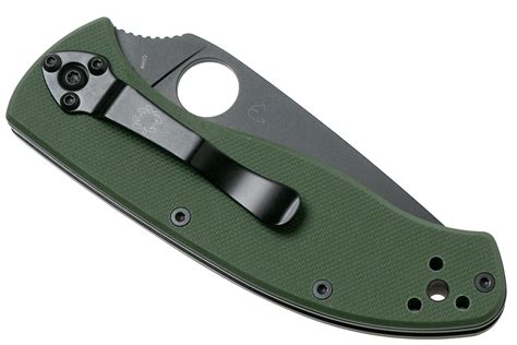 Spyderco Tenacious Green Black C122GPBGR pocket knife | Advantageously shopping at ...