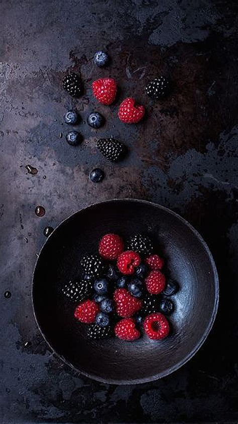 Berries, berrie, black, desenho, food, fruit, red, HD phone wallpaper ...