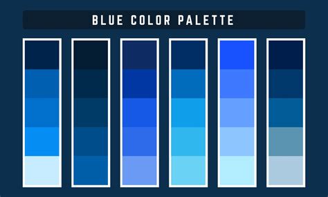 Recitar Saqueo Dispersión blue color palette code preocupación posterior Galantería