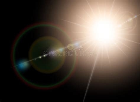 Vector Sunlight Special Lens Flare Light Effect. Sun Flash Shining with ...