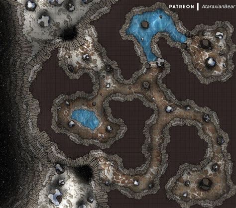 A small cave system on a high pass [51x45] : dungeondraft Fantasy Town, Fantasy Map, Dragon Cave ...