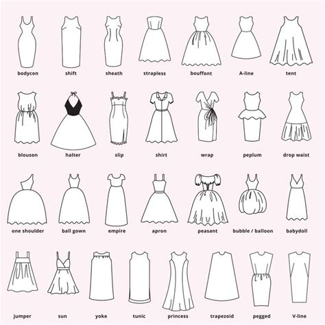 Dress Silhouettes - Best 15 Types To Choose From | Fashion design books, Fashion silhouette ...