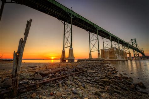 Sunset Under the Bridge | Just about under the Mount Hope Br… | Flickr