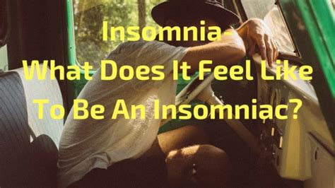 Insomnia: What does it feel like to be an insomniac? - Virily