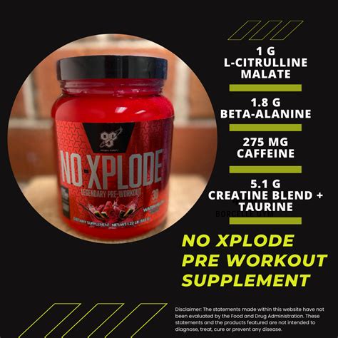 N.O-Xplode Pre Workout Drink Supplement Review – Brainz