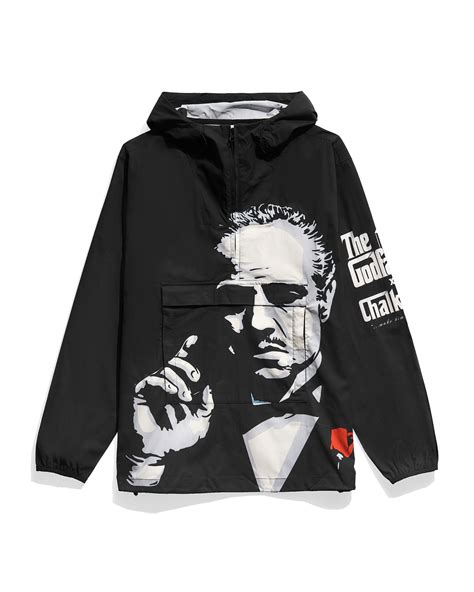 The Godfather Black Anorak Jacket – Chalk Line Apparel