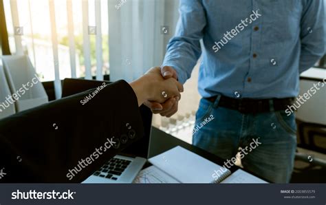 Closeup Business People Shaking Hands Office Stock Photo 2003855579 | Shutterstock