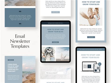 20 Email Newsletter Templates for Canva Email Marketing, Newsletter Templates, Mailchimp ...