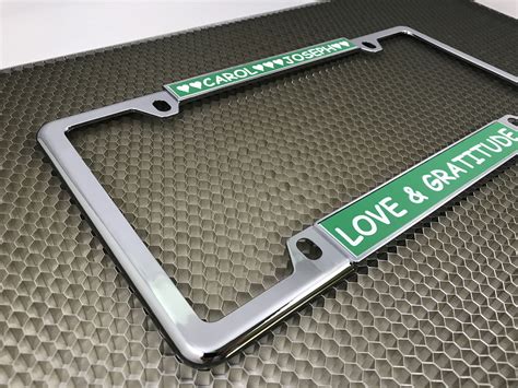 Pin by www.BestLicensePlateFrames.com on Thin-Top Custom License Plate ...