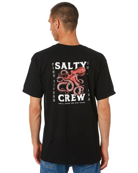 Salty Crew Squiddy Mens Ss Tee - Black | SurfStitch