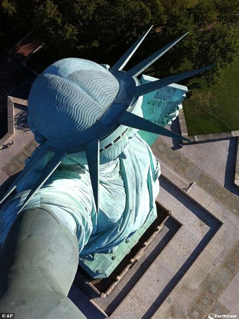 Eyes in the Torch: Statue of Liberty's Unique View