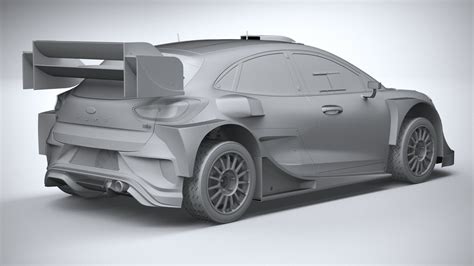 Ford Puma M-Sport WRC Hybrid Rally1 2022 3D Model by SQUIR