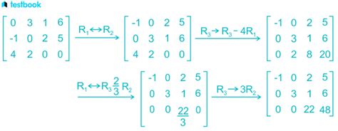 Row echelon form: Definition, rank of a matrix row echelon form and Solved Examples.