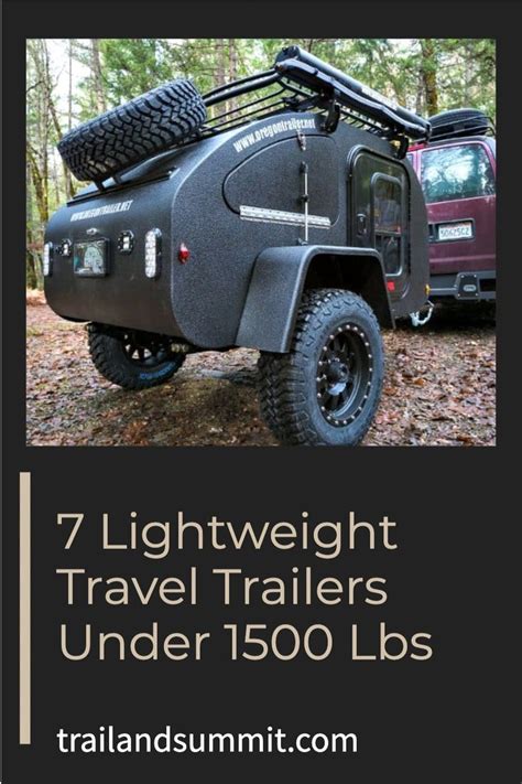 7 Lightweight Travel Trailers Under 1500 Lbs in 2021 | Lightweight ...