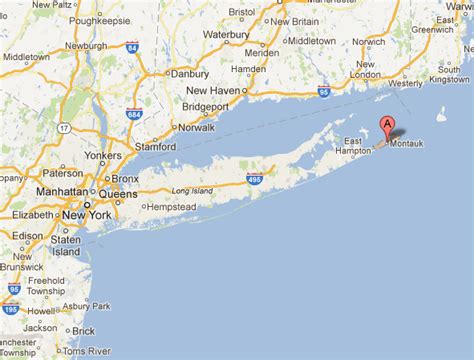 Map Of Montauk New York - Angie Bobette