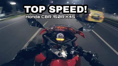 Top Speed Honda CBR 150R K45 - YouTube