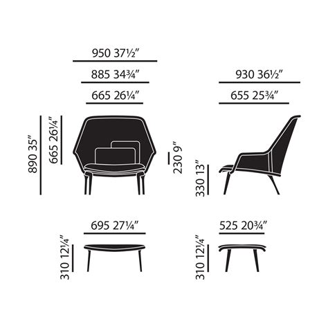 Slow Chair & Ottoman - VINOTI - Solusi Furniture Ruang Komersial Anda