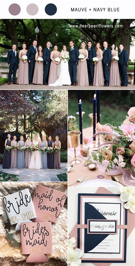 Best 6 Mauve Wedding Color Combos for 2024 | DPF