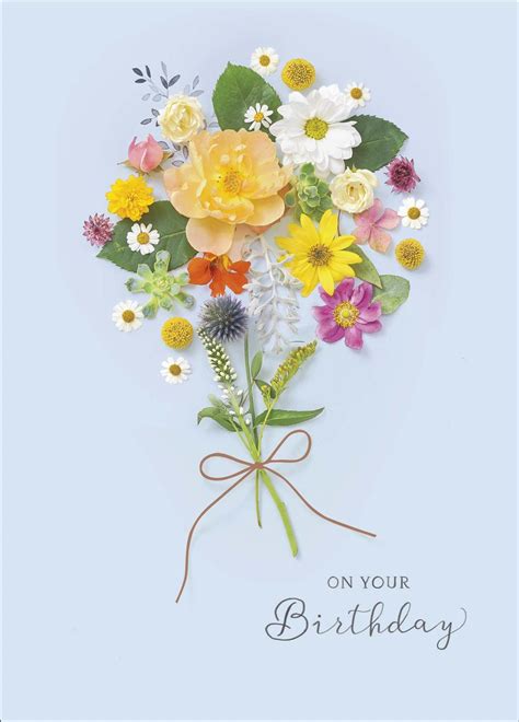 On Your Birthday Floral Birthday Greeting Card | Cards