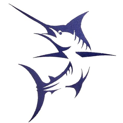 Pin on Negative space | Blue marlin fish, Fish art, Fish illustration