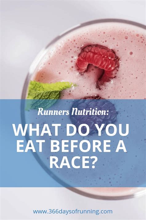 What do you eat before a race? | Runners diet and nutrition | Pre-race ...