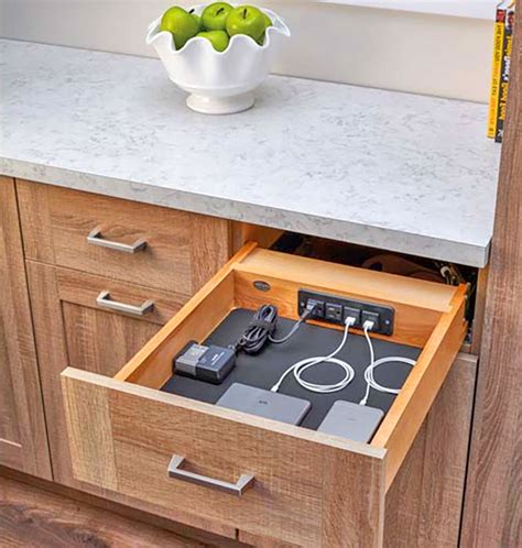 20+ Kitchen Drawer Charging Station