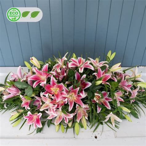 Lily Casket Spray | Funeral Flowers | Sympathy Flowers