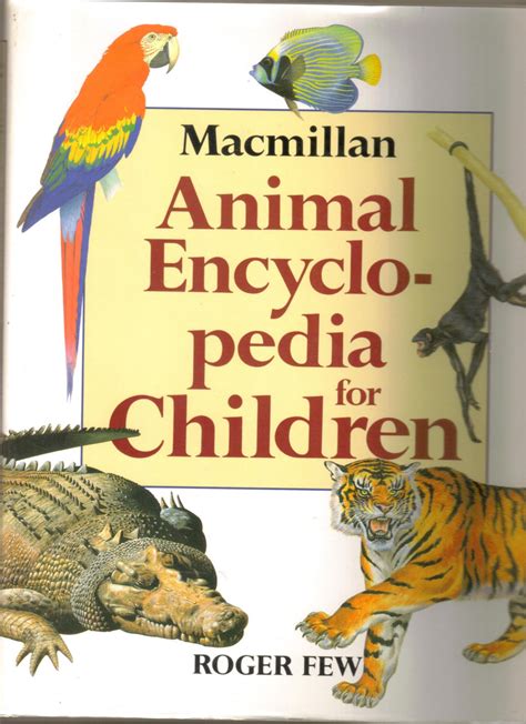 Animal Encyclopedia for Children by Roger Few Macmillan Publisher - Etsy