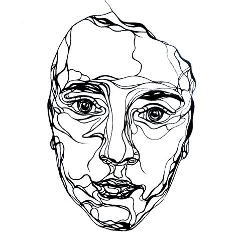 One Line Drawing Face | Free download on ClipArtMag