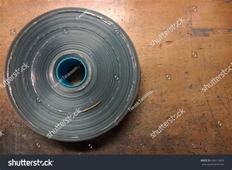 Close Up Roll Of Plastic Sheet In Factory Stock Photo 434112853 : Shutterstock