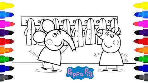 Elephant Piggie Coloring Pages