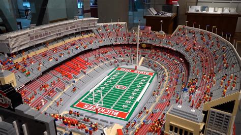 LEGO Replica of Ohio Stadium on display in Thompson Library's "A Walk ...