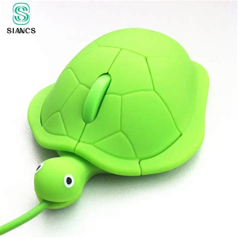 SIANCS 2017 Mini cute kawaii Wired mouse 2.0 usb 3D Tortoise Animal mouse PC computer gamer ...