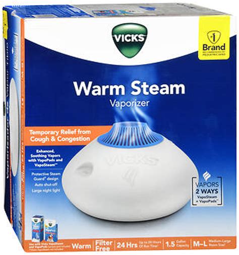 Vicks Warm Steam Vaporizer V150SGN - The Online Drugstore