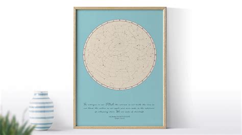 Star Chart Poster - Unique Star Chart Gift - Positive Prints