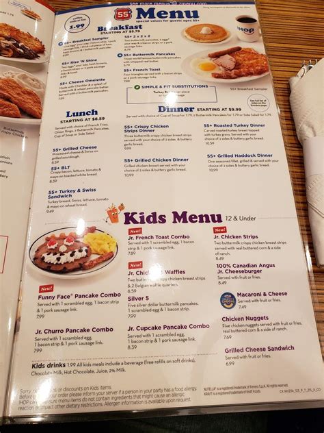 Online Menu of IHOP Restaurant, Moncton, New Brunswick, E1G - Zmenu