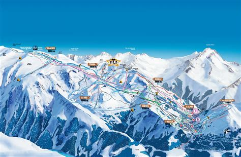 Plan des pistes de ski des 2 Alpes | Les Balcons de Sarenne