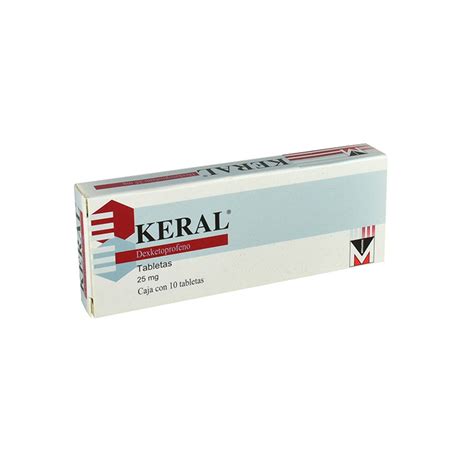 Keral 25 Mg Caja 10 Tabletas