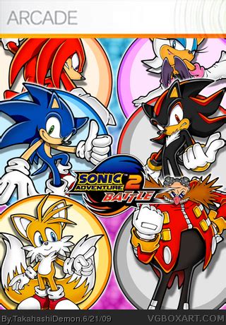 Sonic Adventure 2 Battle Xbox 360 Box Art Cover by TakahashiDemon