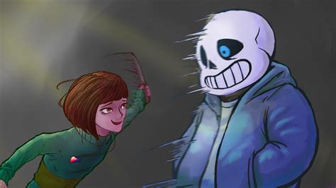 Chara vs Sans by DustBundle on DeviantArt