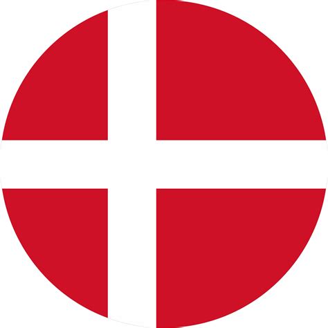 Denmark flag round shape PNG 22102533 PNG