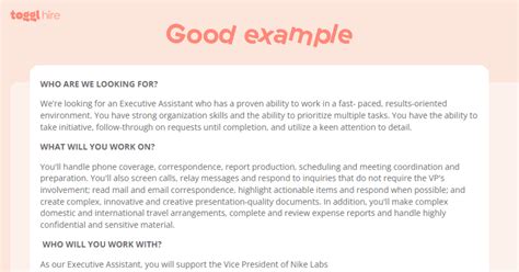 How to Write a Good Job Description + 15 Examples for Inspiration ...