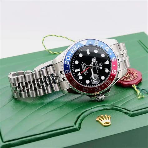 Rolex Pepsi Watch With Black Date Automatic For Men (WJ-95) - StayHit - StayFit