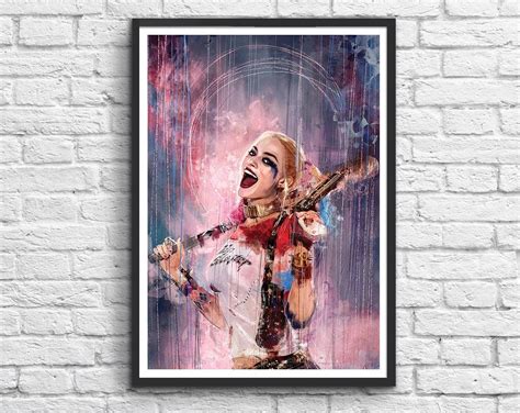 Harley Quinn Suicide Squad Illustration - By Wisesnail – Poster ...