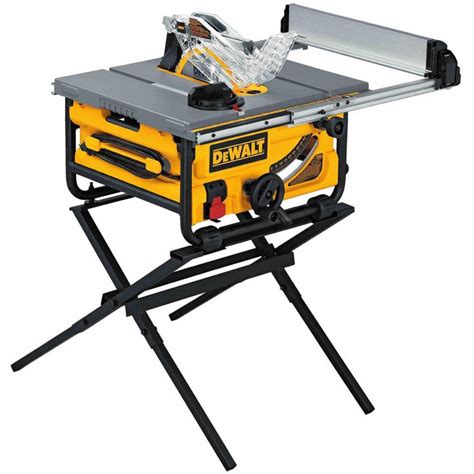 Dewalt 15-Amp Corded 10 in. Compact Job Site Table Saw with Stand ...