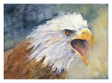 Bald Eagle Painting by Cynthia Roudebush